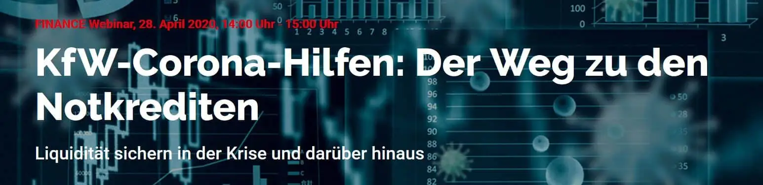 FinMatch News | KfW-Corona-Hilfen: Der Weg zu den Notkrediten